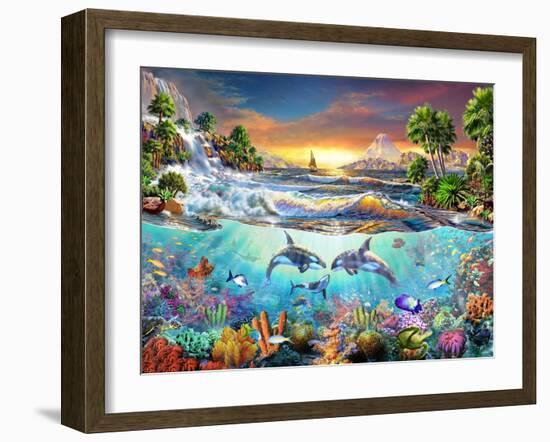 Valhalla Dawn-Adrian Chesterman-Framed Art Print