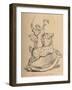 'Valiant feat of Young Mithridates', 1852-John Leech-Framed Giclee Print