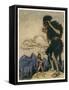 Valiant Tailor and Giant-Arthur Rackham-Framed Stretched Canvas
