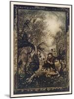 Valiant Tailor-Arthur Rackham-Mounted Art Print