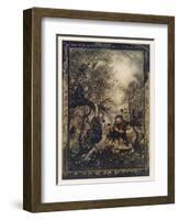 Valiant Tailor-Arthur Rackham-Framed Art Print