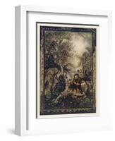 Valiant Tailor-Arthur Rackham-Framed Art Print