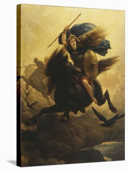 Valkyrie, 1865-Peter Nicolai Arbo-Stretched Canvas