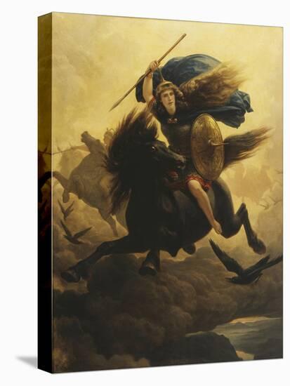Valkyrie, 1865-Peter Nicolai Arbo-Stretched Canvas