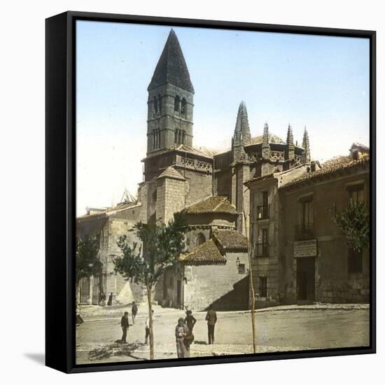 Valladolid (Spain), the Church of Santa Maria La Antigua-Leon, Levy et Fils-Framed Stretched Canvas