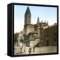 Valladolid (Spain), the Church of Santa Maria La Antigua-Leon, Levy et Fils-Framed Stretched Canvas