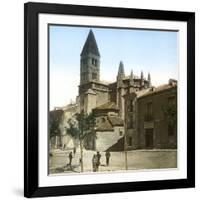 Valladolid (Spain), the Church of Santa Maria La Antigua-Leon, Levy et Fils-Framed Photographic Print