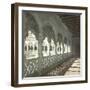 Valladolid (Spain), the Gallery with Twisted Columns on the Patio of the Colegio De San Gregorio-Leon, Levy et Fils-Framed Photographic Print