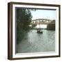 Valladolid (Spain), the Iron Bridge over the Pisuerga-Leon, Levy et Fils-Framed Photographic Print