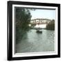 Valladolid (Spain), the Iron Bridge over the Pisuerga-Leon, Levy et Fils-Framed Photographic Print