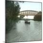 Valladolid (Spain), the Iron Bridge over the Pisuerga-Leon, Levy et Fils-Mounted Premium Photographic Print