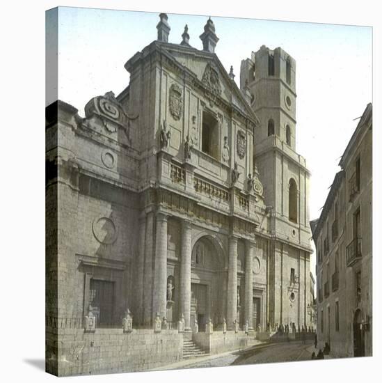 Valldolid (Spain), the Cathedral's Facade-Leon, Levy et Fils-Stretched Canvas