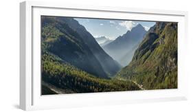 Valle Corpassa in Civetta - Moiazza mountain range in the Dolomites of the Veneto-Martin Zwick-Framed Photographic Print