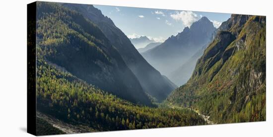 Valle Corpassa in Civetta - Moiazza mountain range in the Dolomites of the Veneto-Martin Zwick-Stretched Canvas