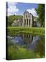 Valle Crucis, Ruined Cistercian Abbey, in Llantysilio, Near Llangollen, Denbighshire, Wales, Uk-Peter Barritt-Stretched Canvas