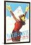 Valle d'Aoste Ski Resort Advertisement-null-Framed Art Print