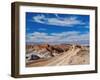 Valle de la Luna (Valley of the Moon), near San Pedro de Atacama, Atacama Desert, Antofagasta Regio-Karol Kozlowski-Framed Photographic Print