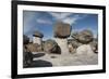 Valle de los Hongos (Mushroom Rocks) formed of volcanic ash, Creel, Chihuahua, Mexico, North Americ-Tony Waltham-Framed Photographic Print