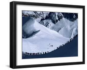 Vallee Blanche, Mont Blanc, Chamonix, Rhone Alpes, France-Hart Kim-Framed Photographic Print