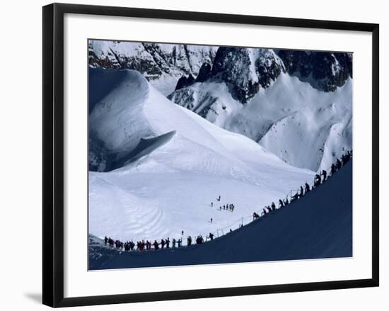Vallee Blanche, Mont Blanc, Chamonix, Rhone Alpes, France-Hart Kim-Framed Photographic Print