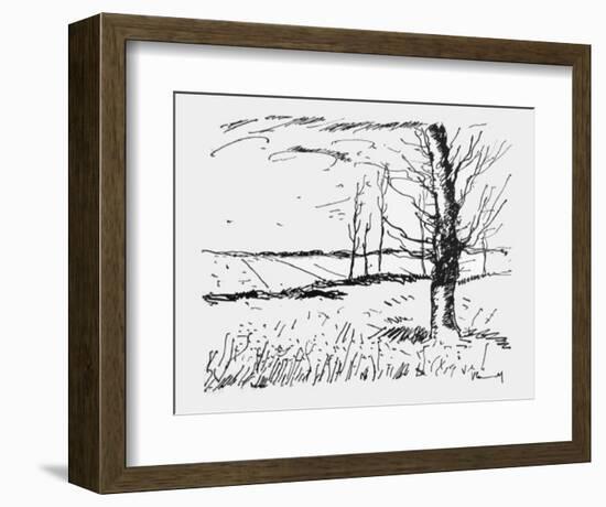 Vallee de Lavre-Maurice De Vlaminck-Framed Collectable Print