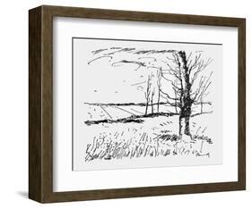 Vallee de Lavre-Maurice De Vlaminck-Framed Collectable Print