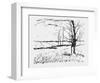 Vallee de Lavre-Maurice De Vlaminck-Framed Collectable Print