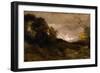 Vallee Solitaire, 1870-74-Jean-Baptiste-Camille Corot-Framed Giclee Print