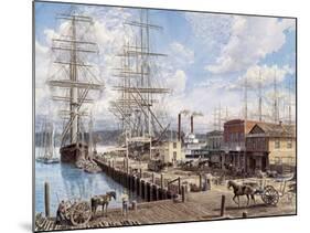 Vallejo St. Wharf-Stanton Manolakas-Mounted Giclee Print