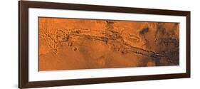 Valles Marineris, the Great Canyon of Mars-Stocktrek Images-Framed Photographic Print