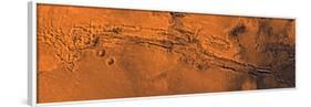 Valles Marineris, the Great Canyon of Mars-Stocktrek Images-Framed Photographic Print