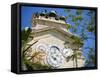 Valletta, Clock Tower of Grand Master's Palace in Centre of Old Walled City of Valletta, Malta-John Warburton-lee-Framed Stretched Canvas