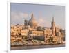 Valletta During Sunset and Marsamxett Harbor, Malta-Martin Zwick-Framed Photographic Print