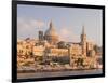 Valletta During Sunset and Marsamxett Harbor, Malta-Martin Zwick-Framed Photographic Print