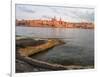 Valletta During Sunset and Marsamxett Harbor, Malta-Martin Zwick-Framed Photographic Print