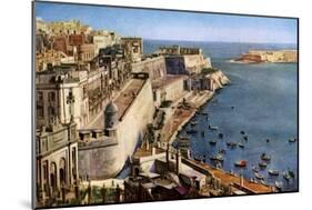 Valletta, Malta, C1930S-null-Mounted Giclee Print