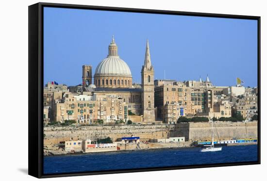 Valletta Old Town in Malta-mary416-Framed Stretched Canvas