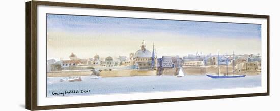 Valletta Skyline, 2011-Lucy Willis-Framed Giclee Print