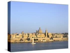 Valletta, Viewed from Sliema, Malta-Peter Thompson-Stretched Canvas