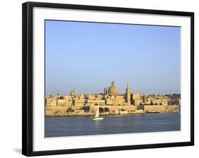 Valletta, Viewed from Sliema, Malta-Peter Thompson-Framed Photographic Print