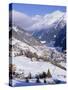 Valley Above Town of Solden in the Austrian Alps,Tirol (Tyrol), Austria, Europe-Richard Nebesky-Stretched Canvas