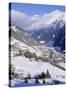 Valley Above Town of Solden in the Austrian Alps,Tirol (Tyrol), Austria, Europe-Richard Nebesky-Stretched Canvas