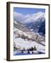 Valley Above Town of Solden in the Austrian Alps,Tirol (Tyrol), Austria, Europe-Richard Nebesky-Framed Photographic Print