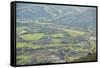 Valley at sunset in autumn, Monte Cucco Park, Apennines, Umbria, Italy, Europe-Lorenzo Mattei-Framed Stretched Canvas