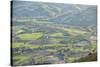 Valley at sunset in autumn, Monte Cucco Park, Apennines, Umbria, Italy, Europe-Lorenzo Mattei-Stretched Canvas