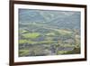 Valley at sunset in autumn, Monte Cucco Park, Apennines, Umbria, Italy, Europe-Lorenzo Mattei-Framed Photographic Print