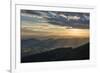 Valley at sunset in autumn, Monte Cucco Park, Apennines, Umbria, Italy, Europe-Lorenzo Mattei-Framed Photographic Print