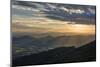 Valley at sunset in autumn, Monte Cucco Park, Apennines, Umbria, Italy, Europe-Lorenzo Mattei-Mounted Photographic Print