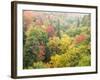 Valley below the Cut River Bridge with Lake Michigan on the Other Side of the Bridge.-Julianne Eggers-Framed Photographic Print