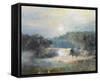 Valley Blue-J Austin Jennings-Framed Stretched Canvas